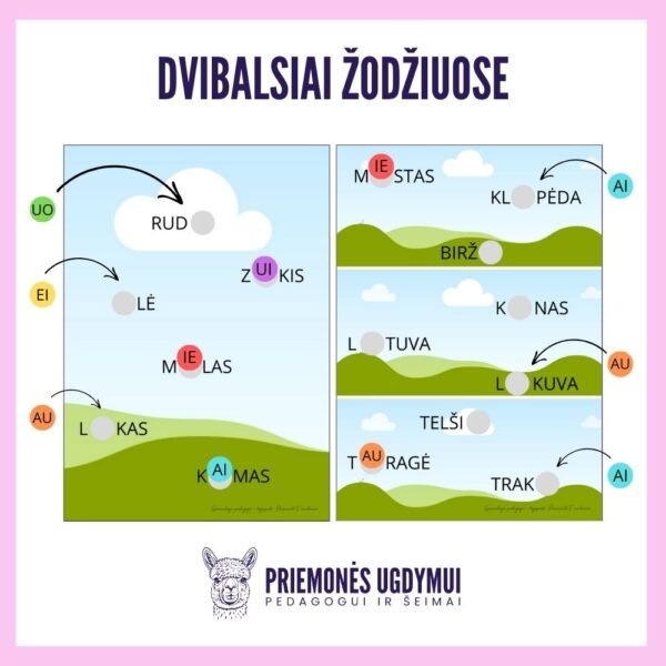 Dvibalsiai žodžiuose