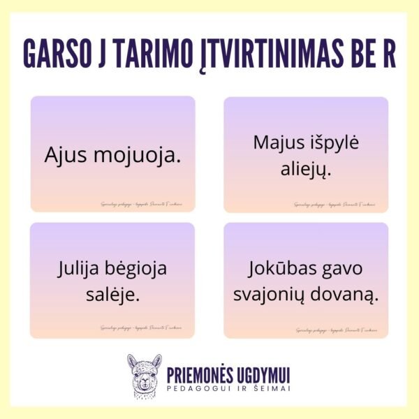 Garsų tarimo įtvirtinimo rinkinys - Image 2