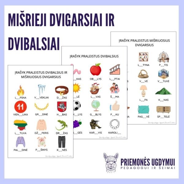 Mišrieji dvigarsiai ir dvibalsiai