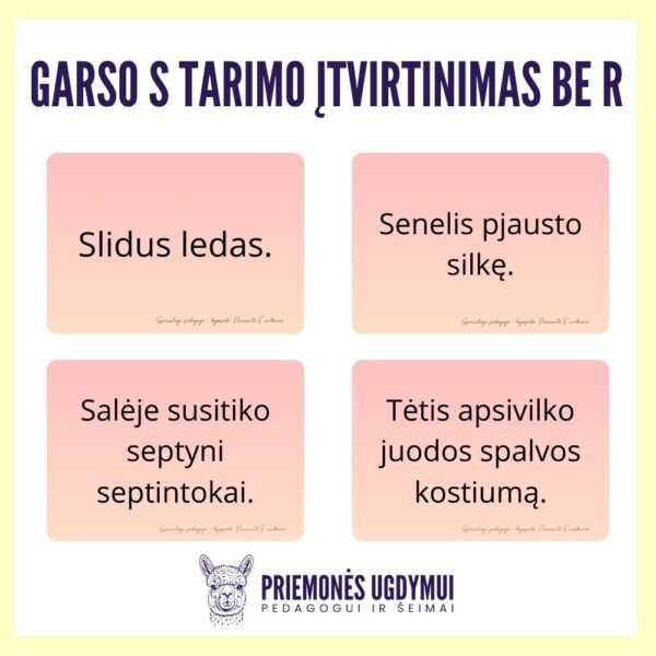 Garsų tarimo įtvirtinimo rinkinys - Image 5