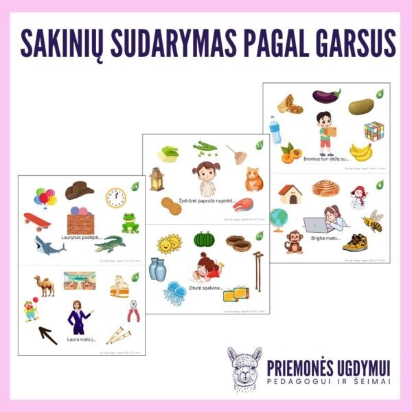 Sakinių sudarymo rinkinys - Image 3