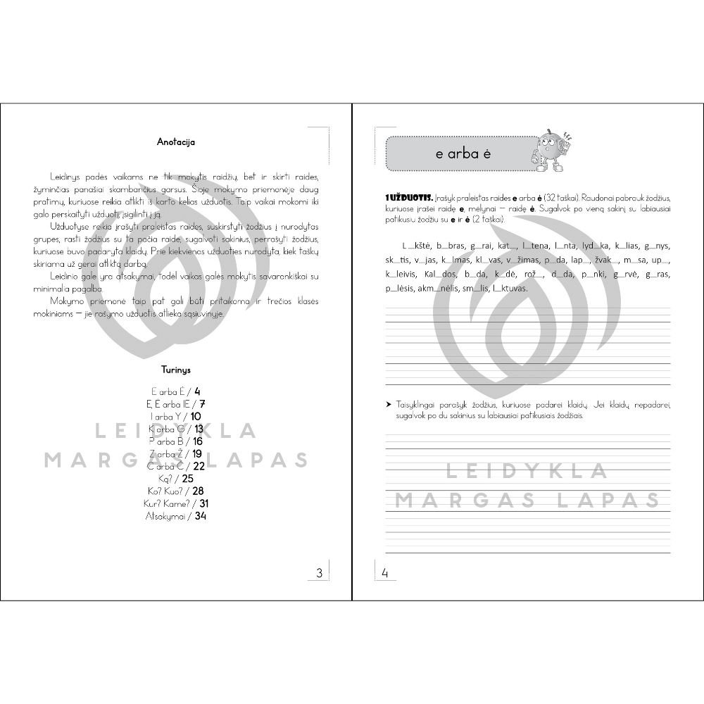 Raides įrašyk, užduotis atlik!. 2 KLASĖ 1 dalis - Image 2