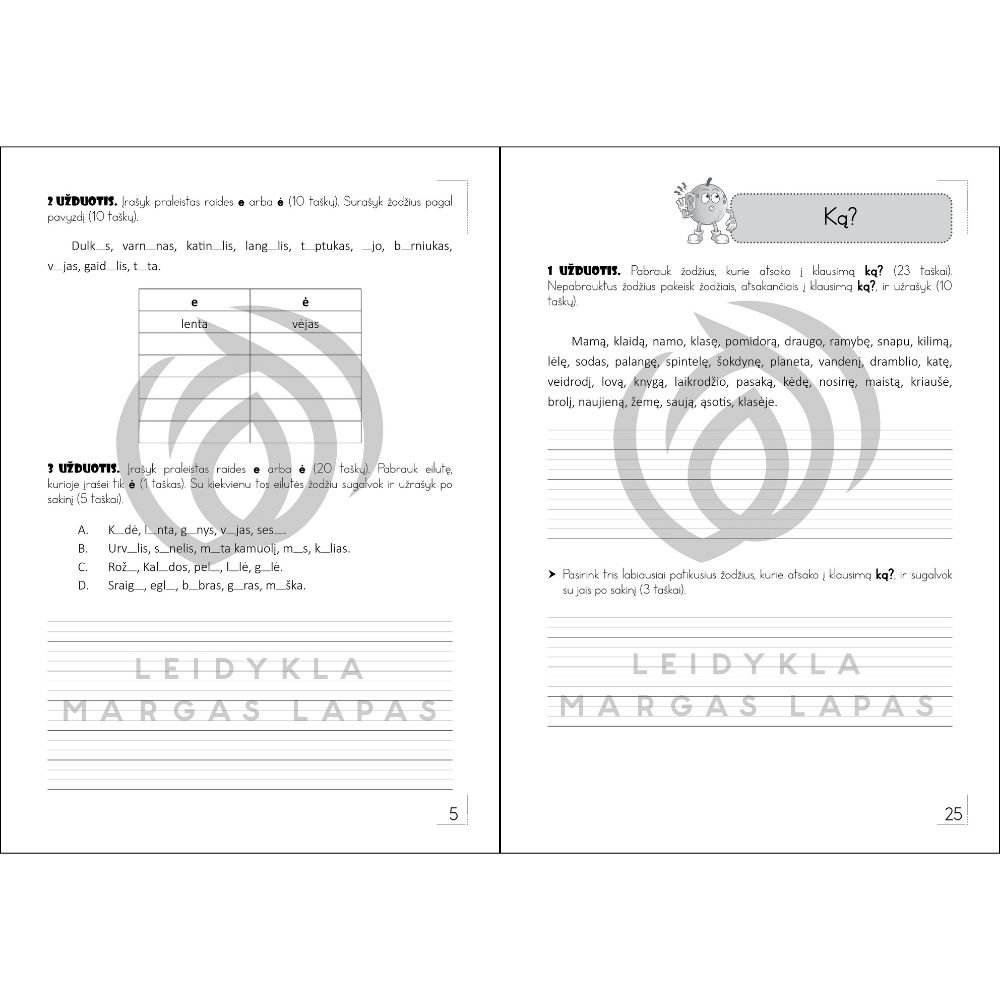 Raides įrašyk, užduotis atlik!. 2 KLASĖ 1 dalis - Image 4
