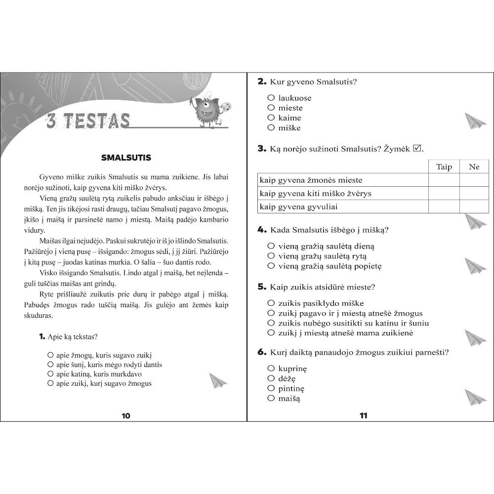 TEKSTO SUVOKIMO TESTAI 2 klasė - Image 4