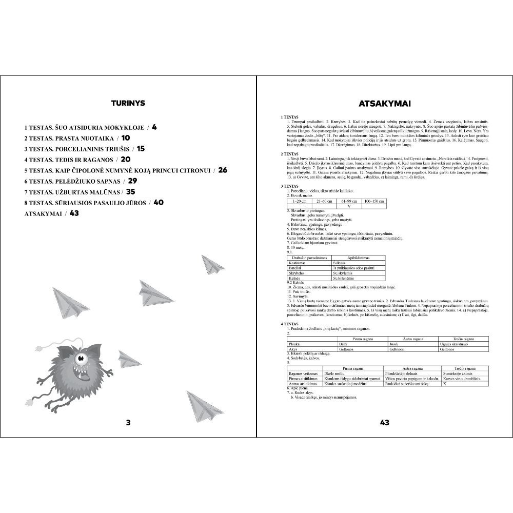 TEKSTO SUVOKIMO TESTAI 3 klasė - Image 2