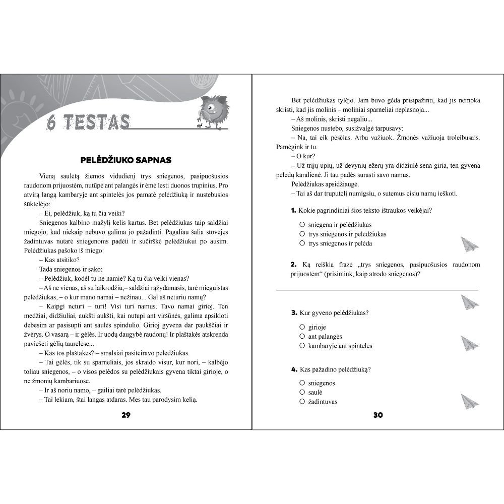 TEKSTO SUVOKIMO TESTAI 3 klasė - Image 4