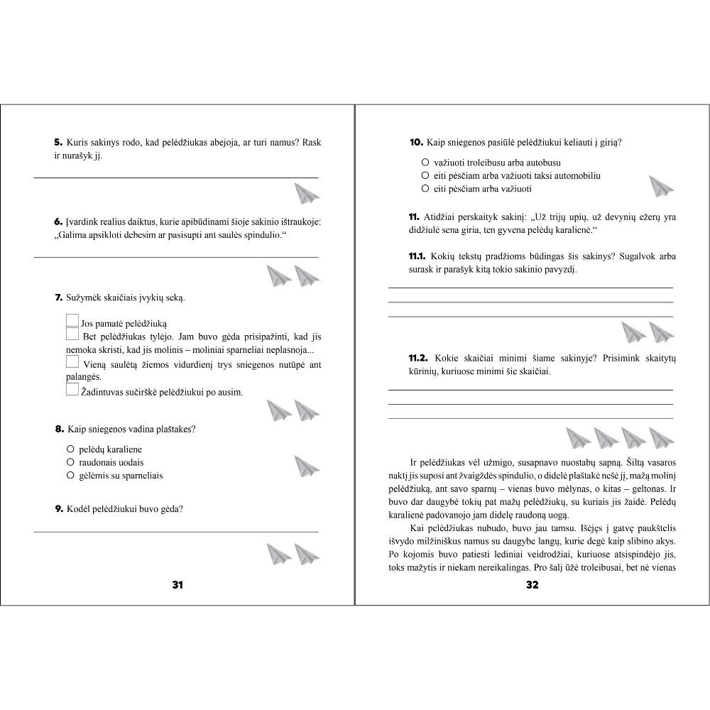 TEKSTO SUVOKIMO TESTAI 3 klasė - Image 5