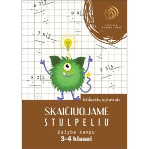 SKAIČIUOJAME STULPELIU. Dalyba kampu. 3-4 klasė