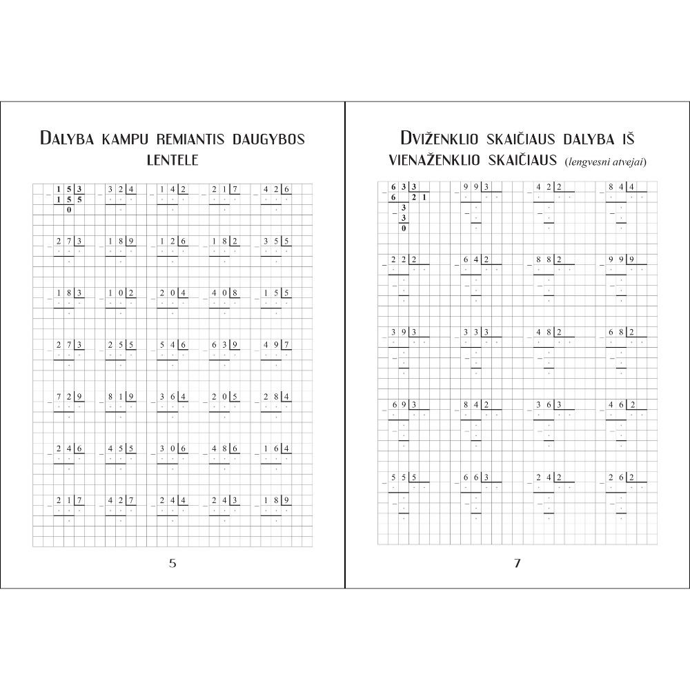 SKAIČIUOJAME STULPELIU. Dalyba kampu. 3-4 klasė - Image 3