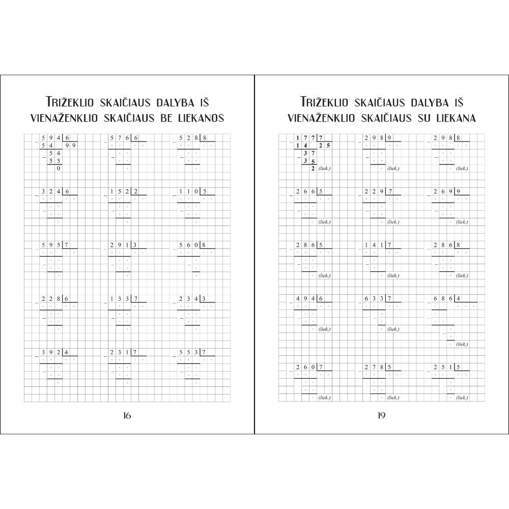SKAIČIUOJAME STULPELIU. Dalyba kampu. 3-4 klasė - Image 5