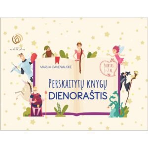 PERSKAITYTŲ KNYGŲ DIENORAŠTIS. 1-2 klasėms